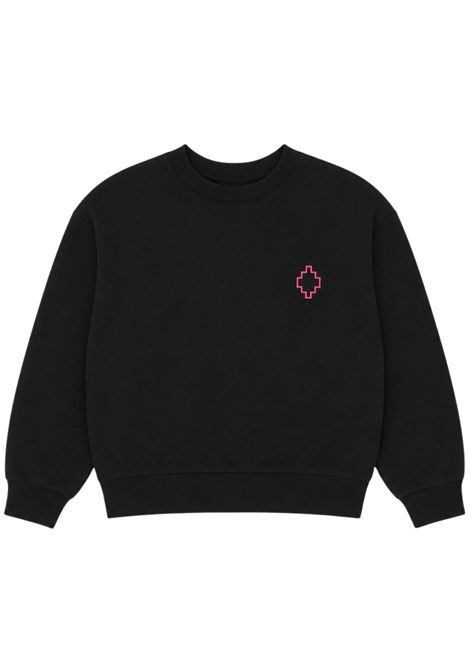 Felpa bambina nera in cotone MARCELO BURLON | JGSW096NERA